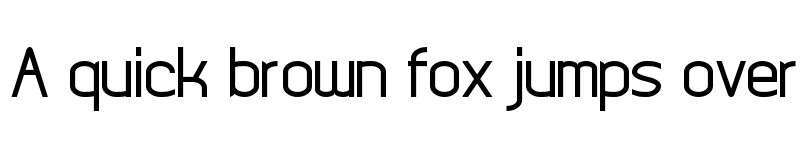 Preview of Digicity Regular font