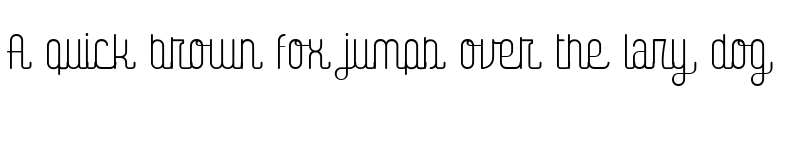 Preview of Digital Kauno Regular font