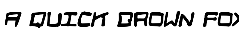 Preview of Digital Squiggle Italic font