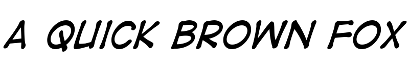 Preview of DigitalStrip Italic font