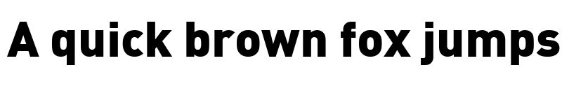 Preview of DIN Black Regular font
