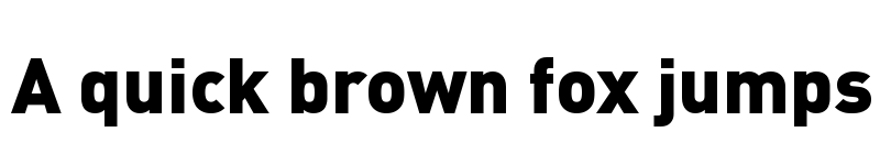 Preview of DIN Pro Black font