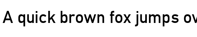 Preview of DinC Regular font