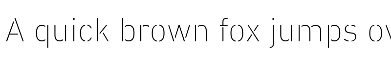 Preview of DINNextStencil-UltraLight ? font