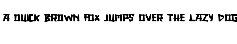 Preview of DINOCRAFT Regular font