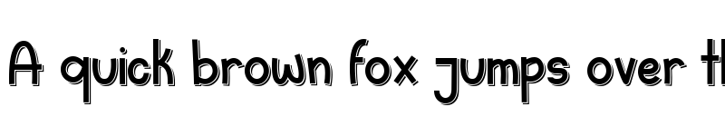 Preview of Dinoko Layered font