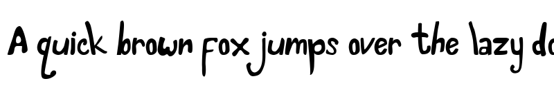 Preview of Dinosans Regular font