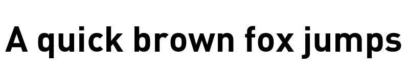 Preview of DIN[T] Bold font