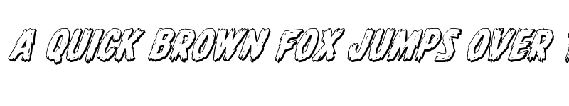 Preview of Dire Wolf 3D Italic Italic font