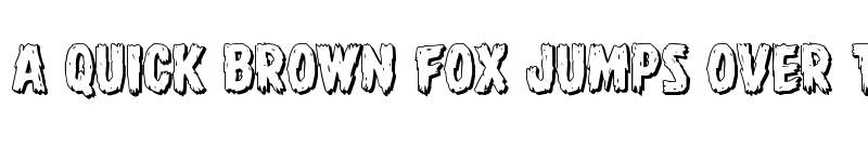 Preview of Dire Wolf 3D Regular font