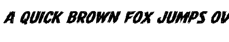 Preview of Dire Wolf Expanded Italic Expanded Italic font