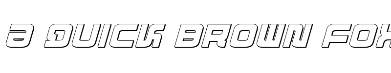 Preview of Direktor 3D Italic Italic font