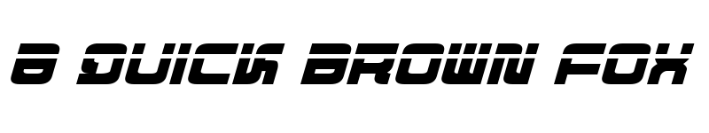 Preview of Direktor Laser Italic Italic font