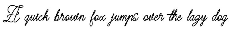 Preview of Dirgantara Regular font