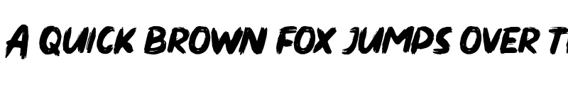 Preview of Dirty Brush Regular font