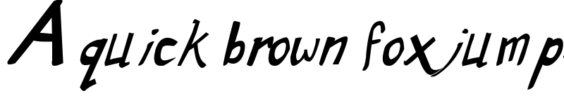 Preview of Dirty Duo Bold Italic font