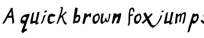 Preview of Dirty Duo Italic font