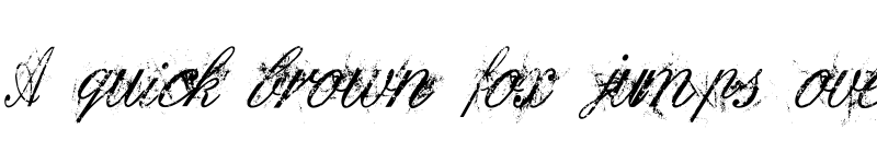 Preview of Dirty English Regular font