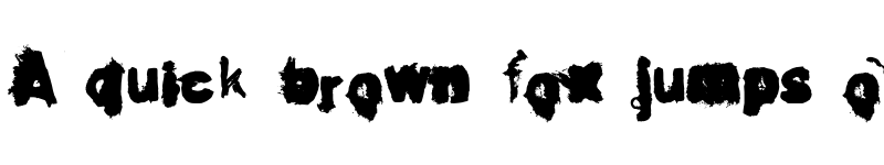 Preview of Dirty Liar Regular font