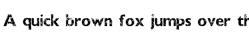 Preview of DirtyBandit Regular font