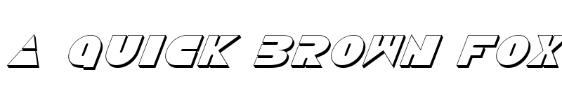 Preview of Disco Duck 3D Italic 3D Italic font