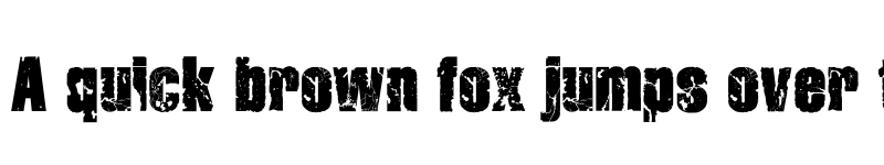 Preview of Disintegration Regular font