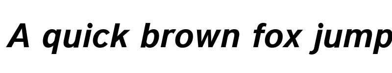 Preview of DistrictDemiItalicW05-Rg Regular font