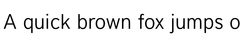 Preview of DistrictLightW05-Regular Regular font