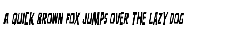 Preview of Disturbia Condensed Semi-Ital Regular font