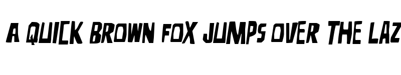 Preview of Disturbia Expanded Semi-Italic Regular font