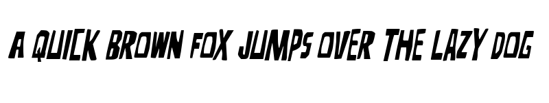 Preview of Disturbia Italic Regular font