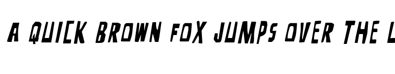 Preview of Disturbia Title Italic Regular font