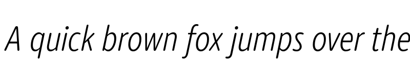 Preview of Dita Cd Light Italic font
