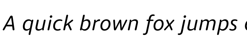 Preview of Dita Italic font