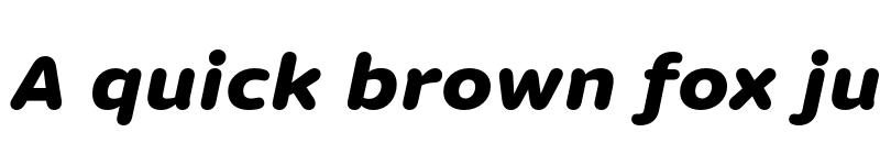 Preview of Dita Wd Extrabold Italic font