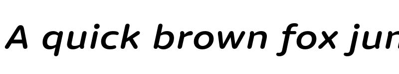 Preview of Dita Wd Medium Italic font