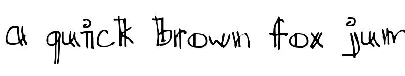 Preview of Ditch the Logical Regular font