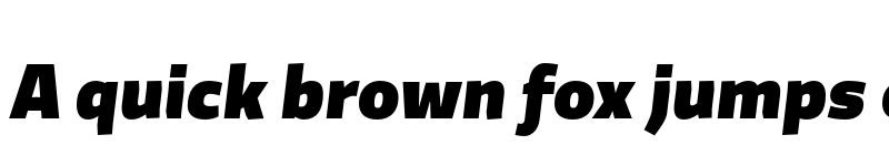 Preview of Divenire Black Italic font