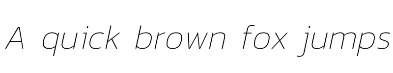 Preview of Dizhitl Thin Italic font