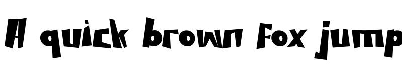 Preview of DIZZY FENCE Regular font