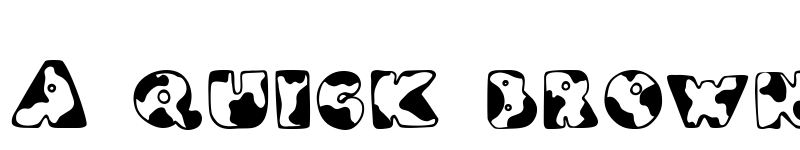 Preview of DJ Moo Regular font