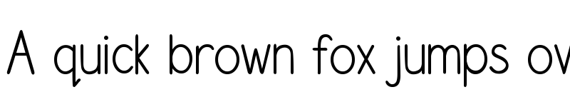 Preview of DJB Number 2 Pencil Regular font