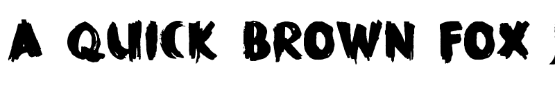 Preview of DK Black Mark Regular font