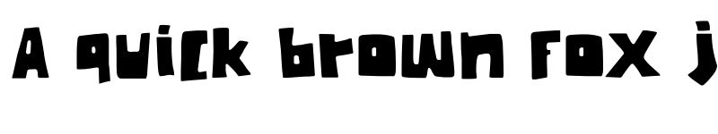 Preview of DK Chunky Chicken Regular font