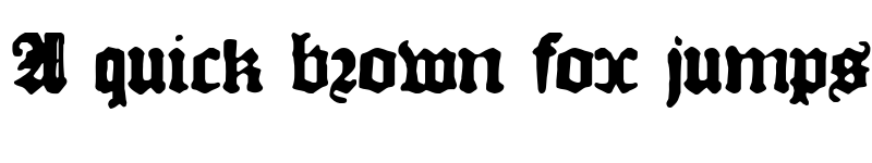 Preview of DK Courant Regular font