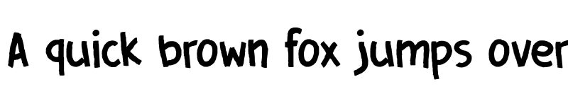 Preview of DK Cover Up Regular font