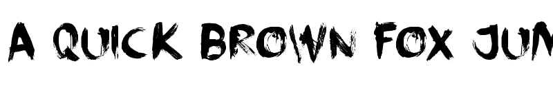 Preview of DK Face Your Fears II Regular font