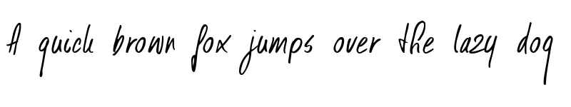 Preview of DK Kusukusu Regular font