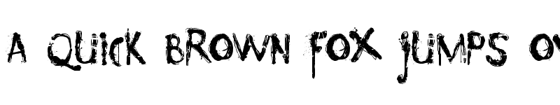 Preview of DK Nyctophobia Regular font