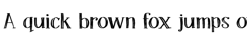 Preview of DK Office Squeeze Regular font